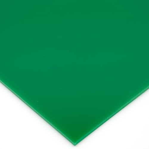 EH Design Acrylglas Platte – Grüne Zuschnitte nach Maß (500x500x3mm) – UV-beständig & Wetterfest – 7x Bruchfester als Glas – Für DIY, Möbel & Lampen – Made in DE von EH Design