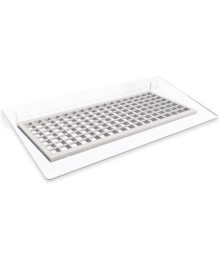 EH Design Lichtschachtabdeckung – Regenschutz aus Acryl – UV-beständig & wetterfest – Kinderleichte Montage & Reinigung – 100% Schutz vor Regen & Schmutz – Made in DE (1100x450x80 mm) von EH Design