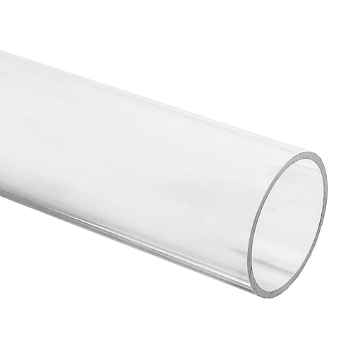 EH Design PLEXIGLAS® XT Rohr – farbloses, transparentes Kunststoff-Rohr aus Acrylglas XT klar (Transparent, 12/10 mm, Länge: 500 mm) von EH Design