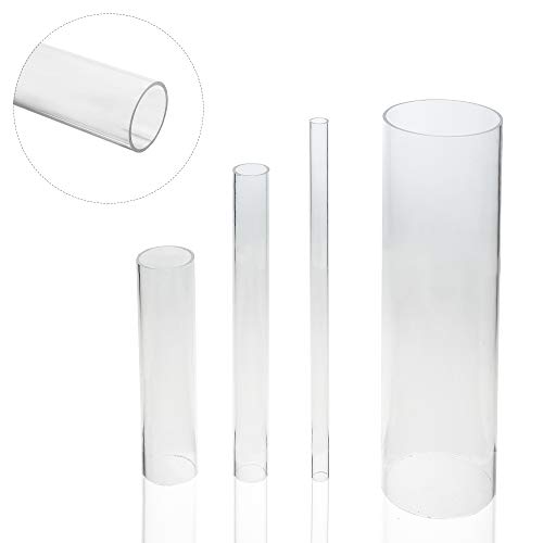 EH Design PLEXIGLAS® XT Rohr – farbloses, transparentes Kunststoff-Rohr aus Acrylglas XT klar (Transparent, 20/16 mm, Länge 1.000 mm) von EH Design