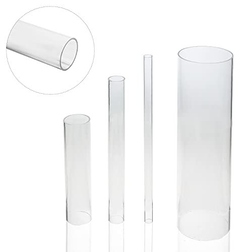 EH Design PLEXIGLAS® XT Rohr – farbloses, transparentes Kunststoff-Rohr aus Acrylglas XT klar (Transparent, 50/46 mm, Länge 1.000 mm) von EH Design