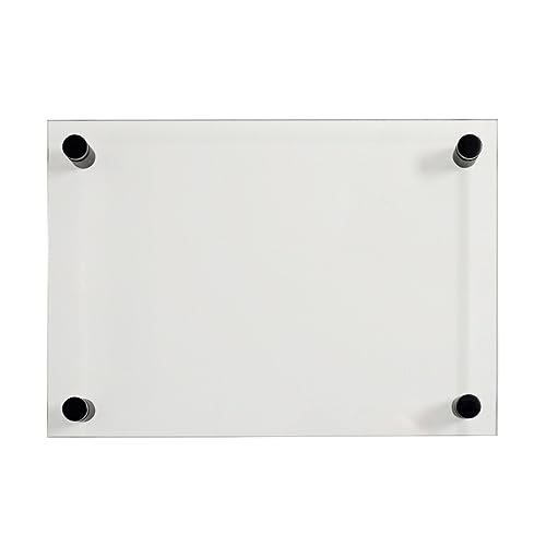 EH Design Türschild/Wandschild aus Acryl I Transparent klare Abdeckung, Büroschild zum selbst beschriften, Infoschild für Wandmontage I inkl. Befestigungsmaterial (Schwarz, 100 x 170 mm) von EH Design