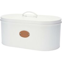 Excellent Houseware - Brotkasten oval, im Retro-Stil, Metall von EXCELLENT HOUSEWARE