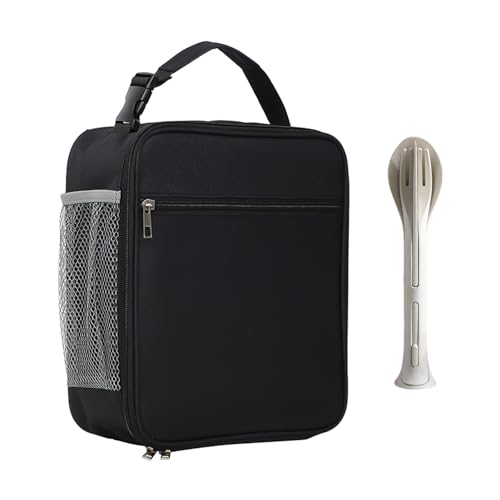 EHDWXVZM 1 Stück Tragbare Lunchtasche, 1 Satz 3-In-1-Besteck, Isolierte Lunchtasche, Damen-Lunchtasche, Tragbare Lunchtasche EHDWXVZM 1 Stück Tragbare Lunchtasche, 1 Satz 3-In-1-Besteck, Isolierte Lunchtasche, Damen-Lunchtasche, Tragbare Lunchtasche von Nixvor