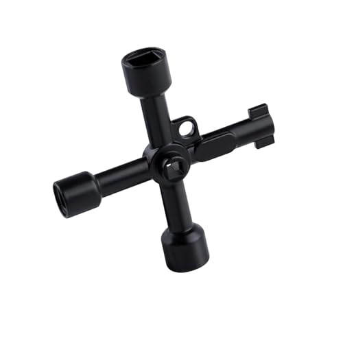 EHIOG 4-Wege-Multifunktionsschlüssel,Universeller Schaltschrankschlüssel,Multifunktionale Cross Key Schaltschrank Schlüssel,für Elektrische Wasser Gas Meter Box Schrank Öffnen Schlüssel-Schwarz EHIOG 4-Wege-Multifunktionsschlüssel,Universeller Schaltschrankschlüssel,Multifunktionale Cross Key Schaltschrank Schlüssel,für Elektrische Wasser Gas Meter Box Schrank Öffnen Schlüssel-Schwarz von EHIOG