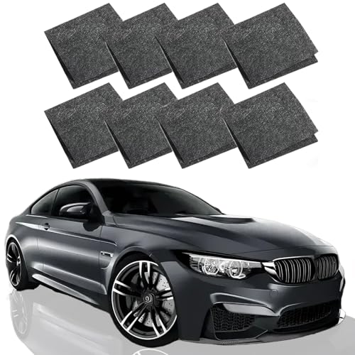 EHIOG Auto Kratzer Entferner 8 Stück, Nano Sparkle Tuch zur Kratzer Reparatur von EHIOG