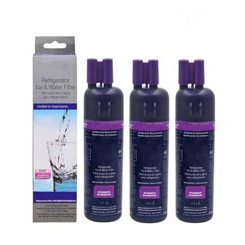 Kühlschrank-Wasserfilter. Kompatibel mit W10295370A EDR1RXD1 P4RFWB P8RFWB2L GRE1001 46-9081 46-9930 WF537 RFC3700A(3 pcs) von EHJFGJ