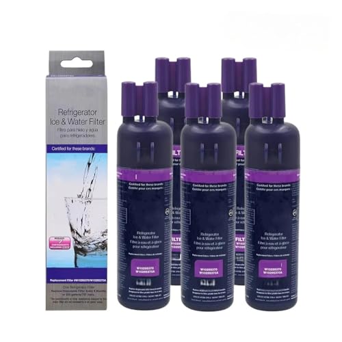 Kühlschrank-Wasserfilter. Kompatibel mit W10295370A EDR1RXD1 P4RFWB P8RFWB2L GRE1001 46-9081 46-9930 WF537 RFC3700A(5pcs) von EHJFGJ