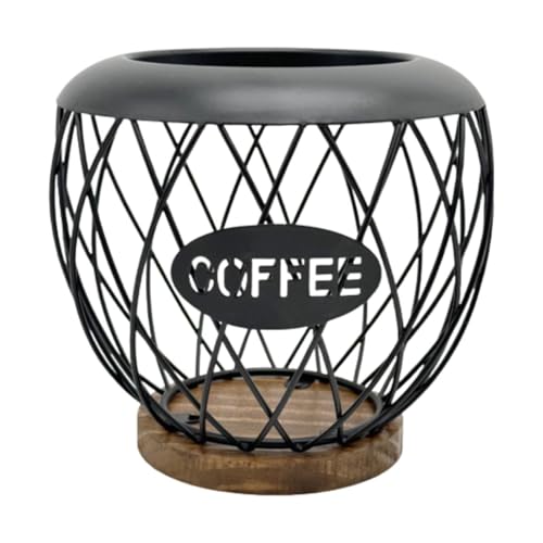 EHJRE Kaffeekapselhalter mit großem Fassungsvermögen, Organizer für die Arbeitsplatte in der Küche, Schwarz EHJRE Kaffeekapselhalter mit großem Fassungsvermögen, Organizer für die Arbeitsplatte in der Küche, Schwarz von EHJRE