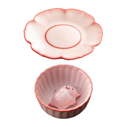 EHJRE Kungfu Teetasse Traditionelle Elegante Teetasse Und Untertasse Set Schmuck von EHJRE