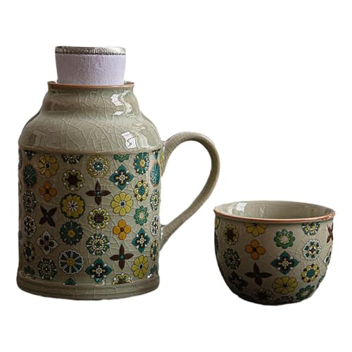 EHJRE Teeservice Aus Porzellan mit Zartem Blumenmotiv, A von EHJRE