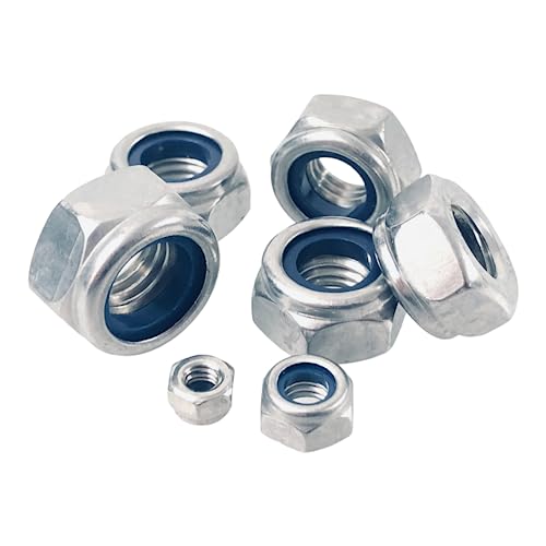 Stoppmuttern Sicherungsmuttern Sechskantmuttern Schraubenmutter DIN 985 Edelstahl A2 M2,5 M3 M4 M5 M6 M8 M10 M12 M14 // EHK von EHK