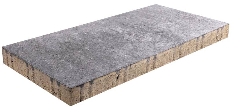 EHL Betonplatte Formo 50 x 25 x 4 cm weiß anthrazit nuanciert von EHL
