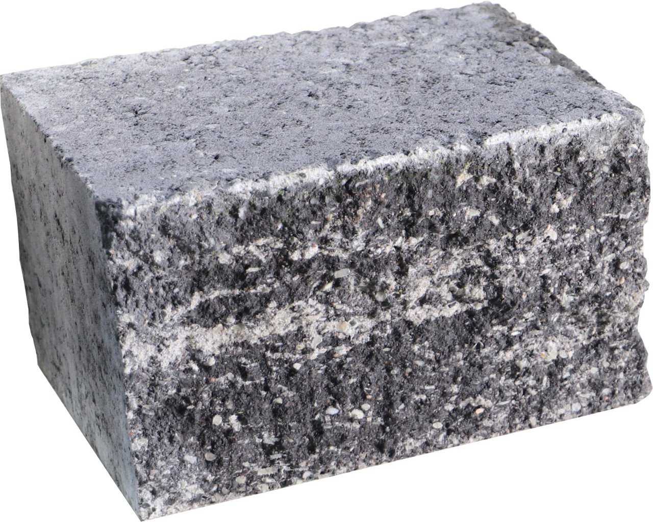 EHL Mauerstein Anzio Light Halbstein 25 x 18 x 15 cm grau-anthrazit-nunaciert von EHL