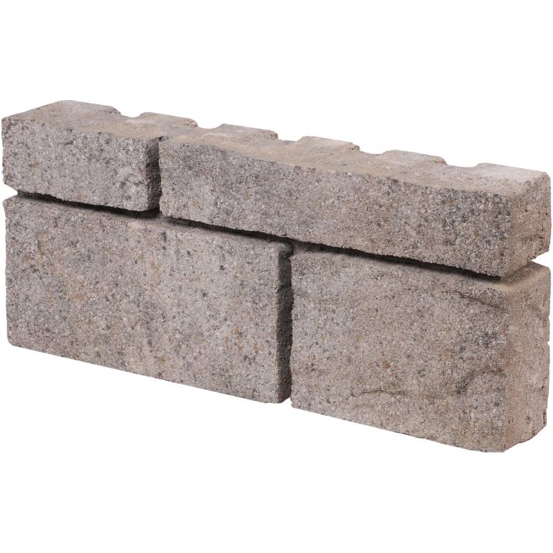 EHL Mauerstein Tribus Quada 40,2 cm x 18 cm x 6,7 cm Grau-Anthrazit-Nuanciert von EHL