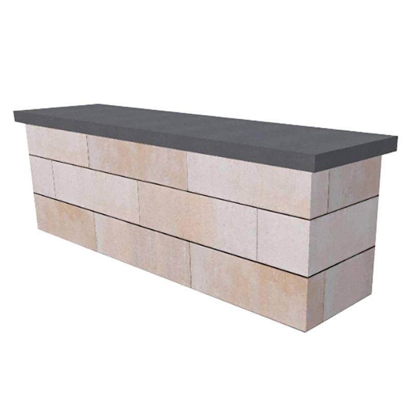 EHL Sitzbank CityPur mit Tribus-Set 180 cm x 67 cm x 59 cm Sandstein-Nuanciert von EHL