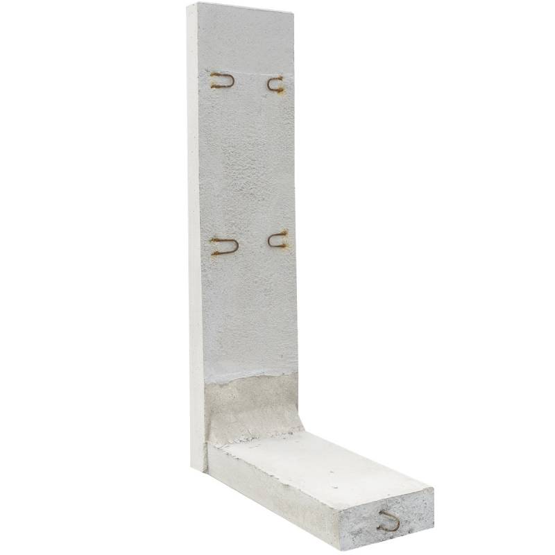 EHL Stützwinkel L-Stein 110 x 50 x 205 cm grau von EHL