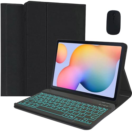 EHLCYS Keyboard Case for Microsoft Surface Go 4 / Surface Go 3 / Surface Go 2 / Surface Go, with Mouse 7 Color Lighting Magnetic Removable Bluetooth German QWERTZ Keyboard EHLCYS Keyboard Case for Microsoft Surface Go 4 / Surface Go 3 / Surface Go 2 / Surface Go, with Mouse 7 Color Lighting Magnetic Removable Bluetooth German QWERTZ Keyboard von EHLCYS