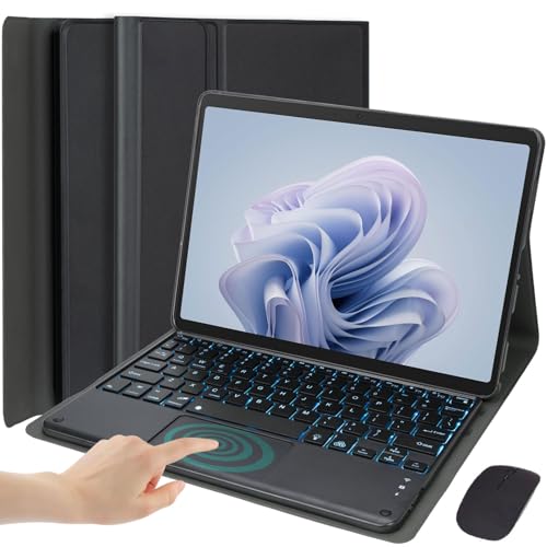EHLCYS Touchpad Keyboard Case for Microsoft Surface Go 4 / Surface Go 3 / Surface Go 2 / Surface Go, with Mouse 7 Color Lighting Magnetic Removable Bluetooth German QWERTZ Keyboard EHLCYS Touchpad Keyboard Case for Microsoft Surface Go 4 / Surface Go 3 / Surface Go 2 / Surface Go, with Mouse 7 Color Lighting Magnetic Removable Bluetooth German QWERTZ Keyboard von EHLCYS