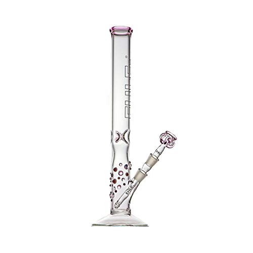 EHLE Glas Bong Limited Edition Pink Pearl Schliffgröße: NS 18,8 / Höhe: 45 cm/Ø 50 mm/Wandstärke: 5 mm - 420QUEENZ Bong-Kollektion von EHLE.