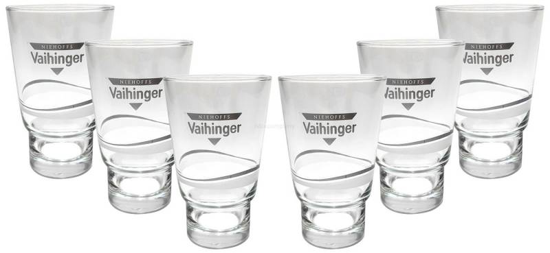 EHO Gläser-Set Vaihinger Niehoffs Glas Gläser-Set - 6x Gläser 0,2l geeicht von EHO