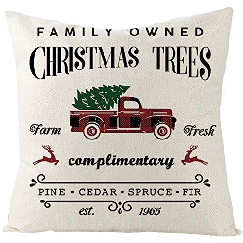 EHOMERY Kissenbezügen Kissenbezug Outdoor Wasserfest Weihnachtsbäume Auto Mit Weihnachtsbaum Seide Zierkissenbezüge Sofa Kissenhülle Klein Wohnzimmer Dekoration Weiß 16X16 Inches EHOMERY Kissenbezügen Kissenbezug Outdoor Wasserfest Weihnachtsbäume Auto Mit Weihnachtsbaum Seide Zierkissenbezüge Sofa Kissenhülle Klein Wohnzimmer Dekoration Weiß 16X16 Inches von EHOMERY