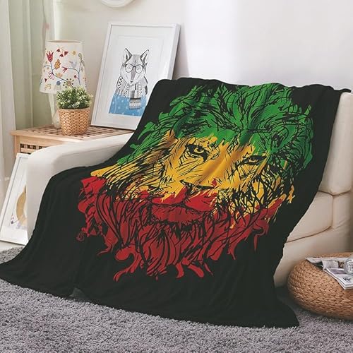 EHOMERY Kuscheldecke Outdoor Kinder Decken Kuscheldecke Felloptik Warme Decke Bett Löwe Nickerchen-Decken Dekorative Weiche Kuscheldecken Orange Farbe 200x150cm von EHOMERY
