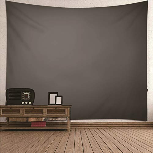 EHOMERY Tapisserie Wandteppich Wanddekoration Modern Wohnzimmer Grau Minimalismus-Thema Einfarbiger Stil Wandteppich Bunt Gross Psychodelic Wandtuch Wandbehang Wandschmuck Groß Schlafzimmer 350X256Cm von EHOMERY