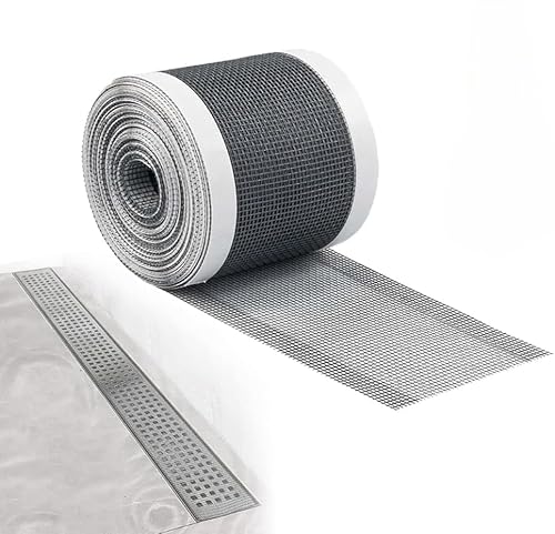 Abfluss Haarfänger Abdeckung PVC-Gaze Duschrinne Abflussfilter Haarsieb Selbstklebend Einweg Duschabfluss Mesh Spülsieb Aufkleber für Dusche Badewanne Balkon Küche Bad (A) von EHOTER