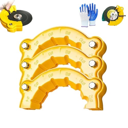 Bohrerspitzer, Präzisionsbohrer, Schärfführungswerkzeug, Bohrspitzer für Schleifmaschine, Schleifer, Bohrer, Winkelschleifer, Bohrspitzer, alter elektrischer Bohrer, Schleifwerkzeug (3 Stück) von EHOTER