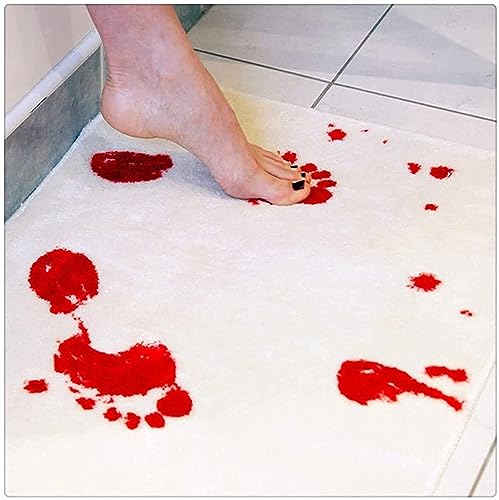 EHOTER Badvorleger Blutbad für Bad WC Color Changing Sheet Turns Red When Wet Blood Bath Mat Colour Changing,Halloween Bloody Color Changing Bath Mat Bathroom Mat Doormat for Indoor Outdoor EHOTER Badvorleger Blutbad für Bad WC Color Changing Sheet Turns Red When Wet Blood Bath Mat Colour Changing,Halloween Bloody Color Changing Bath Mat Bathroom Mat Doormat for Indoor Outdoor von EHOTER