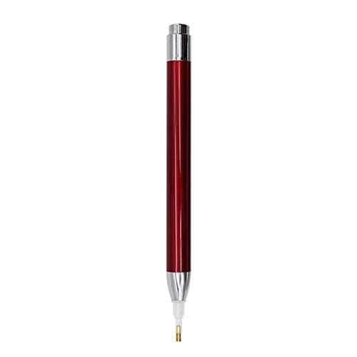 EHOTER DIY Diamond Painting Stift mit Licht Zubehör und Werkzeuge Beleuchtung Stift 5D Diamant Malerei Punkt Stift Kunst Applikator Stickerei Edelstein Kunst Stift Juwel Wax Picker Zubehör Nagel (Rot) von EHOTER