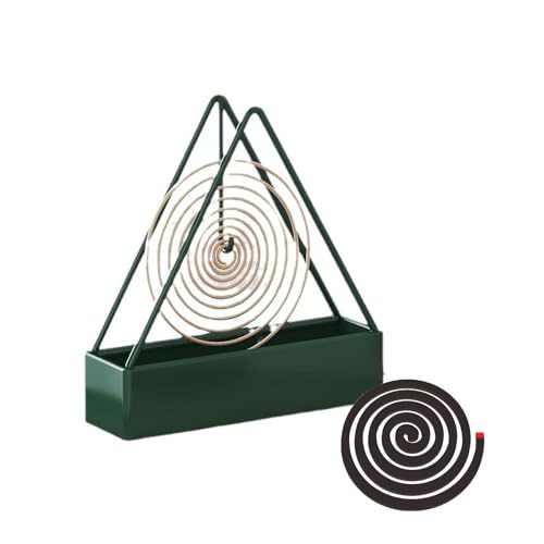 Moskito Spulenhalter Mückenspirale Metall Halter Spiral Mücken Spulenhalter Mosquito Coil Holder Mückenspulenhalter für Haus Garten Camping (A) von EHOTER