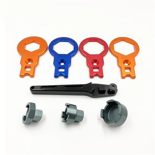 EHYSYN Luftfederung Motorrad Stoßdämpfer Gabel Kappe Schlüssel Drehmoment Meter Spanner Kompression Ventil Entfernung Werkzeug Fit Für KTM TC Stoßdämpfer(Fork Cap Wrench) von EHYSYN