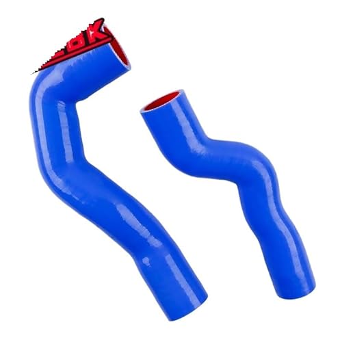 Gummi Schlauch 2 STÜCKE Fit Für Vauxhall Fit Für Opel Fit Für Astra H Mk5 888 1.9CDTi 150 BHP Turbo Boost Silikonschlauch Rohr Kit Benzinschlauch(Orange) von EHYSYN