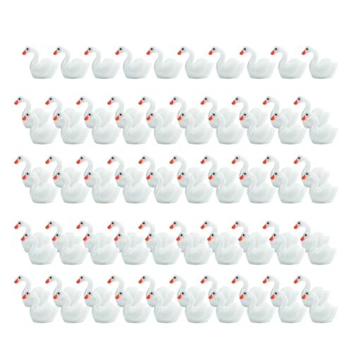 EHZBRCN 100pcs Miniatur Tierfiguren Harzzubehör Kreatives Terrarium Und Gartendekoration Tabletop Accessoires von EHZBRCN