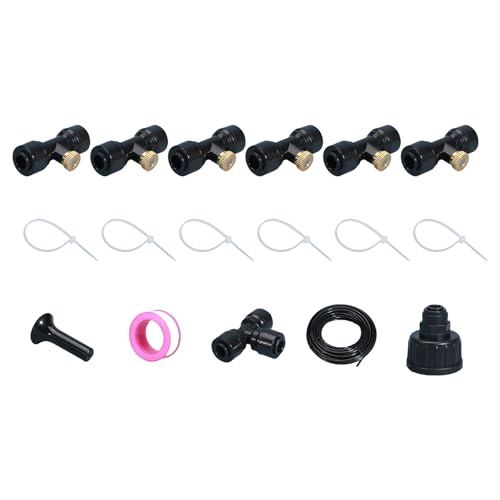 EHZBRCN Misting Systems Mister Für Außenpatios Misting Line Mit Messingnebel Düsen Adapter Outdoor Mister Garten Gewächshaus von EHZBRCN