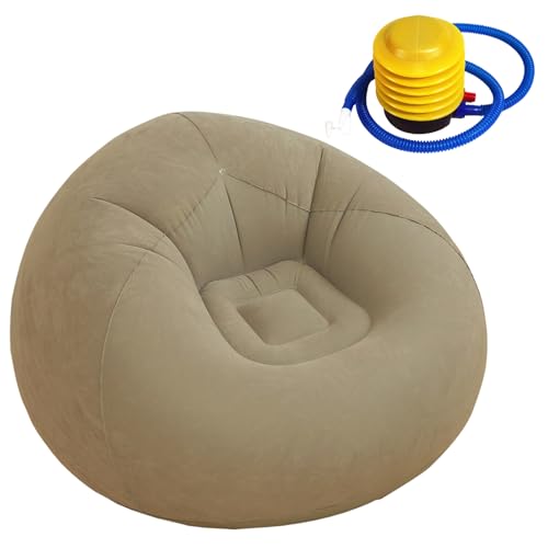 EHZBRCN Platz Sparende Graue Aufblasbare Sofa Bett Auf Stuhl Faltbares Design Leichter Für Entspannung Geeignet Für Home Camping Multi Funktionaler Aufblasbarer Stuhl EHZBRCN Platz Sparende Graue Aufblasbare Sofa Bett Auf Stuhl Faltbares Design Leichter Für Entspannung Geeignet Für Home Camping Multi Funktionaler Aufblasbarer Stuhl von EHZBRCN