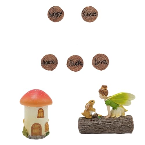 EHZBRCN Süße Country Styles Osters Figur Osters Theme Display Kleine Gartenstatue Für Innen Und Außendekoration von EHZBRCN