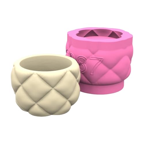 Handgefertigte Pflanzentöpfe Formen Flexible Silikonform Für Beton Succulents Pflanzer Kreativer Sofa Textur Blumentöpfe Form von EHZBRCN