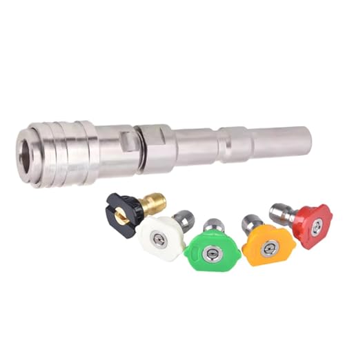 Hochdruck Waschaneladapter Schaumkanonen Adapter Für NILFISK Kew Reiniger 1/4in Schnellanschluss Mit Düsenschachtelwassersystem von EHZBRCN