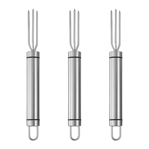EHZBRCN Packung Mit 3 Edelstahl Maisgabeln Zum Einfachen Grillen Und Essen Freien Wiederverwendbar Und Geschirrspüler Sicher EHZBRCN Packung Mit 3 Edelstahl Maisgabeln Zum Einfachen Grillen Und Essen Freien Wiederverwendbar Und Geschirrspüler Sicher von EHZBRCN