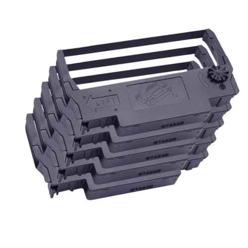 EHxCUF Kompatible Tintendruckband Kompatibel mit ERC30 ERC34 ERC38 Verwendung mit TM-U220PD U230 U210A TM-U370 U300C M188B M188D-Drucker(5 pcs Black) von EHxCUF