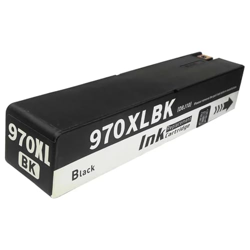 EHxCUF Kompatible Tintenpatrone 970XL 971XL 970 971 XL Kompatibel mit OfficeJet Pro X451DN X451DW X476DN X476DW X551DW X576DW Drucker(BK 1PC) von EHxCUF