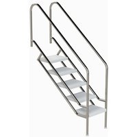 Eichenwald Pooltreppe Modell 08.1 Miami Beckentiefe 1399mm Ausladung 1338mm 5 ABS-Stufen Eichenwald Pooltreppe Modell 08.1 Miami Beckentiefe 1399mm Ausladung 1338mm 5 ABS-Stufen von EICHENWALD IDEAL EDELSTAHL