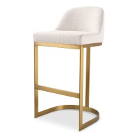 EICHHOLTZ Bar Stool Condos Lyssa Off- White von EICHHOLTZ