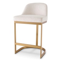 EICHHOLTZ Counter Stool Condos Lyssa Off- White von EICHHOLTZ