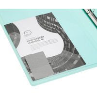 EICHNER Präsentationsringbuch 2-Ringe DIN A4 2.5 cm grün-transparent von EICHNER