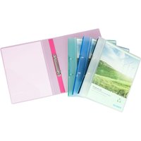 EICHNER Präsentationsringbuch 4-Ringe DIN A4 2.5 cm rot-transparent von EICHNER