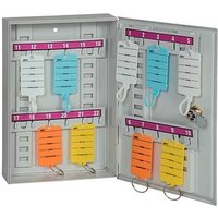 EICHNER Schlüsselkasten grau mit 22 Haken Zylinderschloss EICHNER Schlüsselkasten grau mit 22 Haken Zylinderschloss von EICHNER